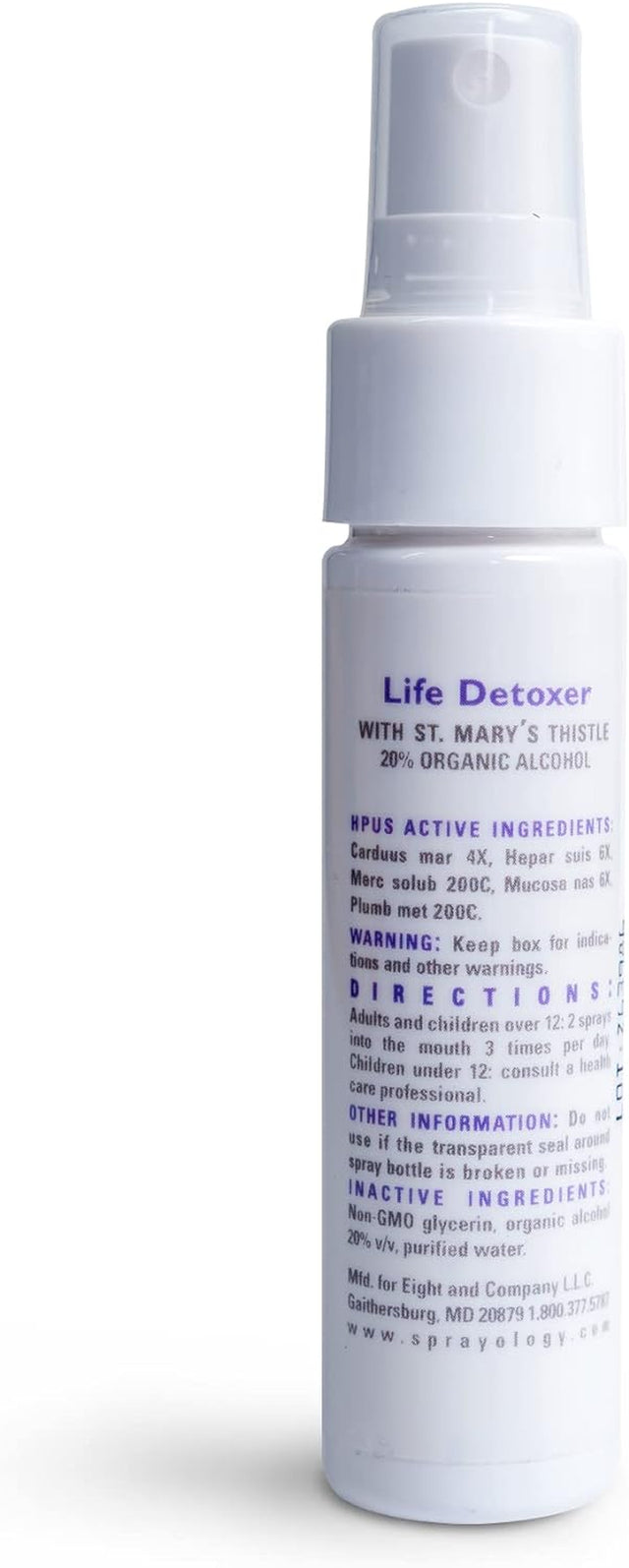 Life Detoxer - Homeopathic Detox Spray - Neutralizes Environmental Contaminants in the Body | Gluten-Free | All Natural | Lactose Free | 30 Day Supply (1.38 Fl Oz)