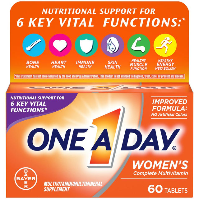 One a Day Women'S Multivitamin Tablets, Multivitamins for Women, 60 Ct