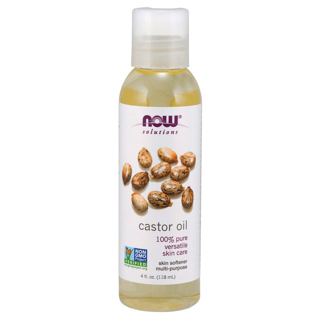 NOW Foods Solutions Castor Oil -- 4 Fl Oz