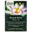 Gaia Herbs, Herbal Tea, Sleep & Relax, Caffeine-Free, 16 Tea Bags, 0.96 Oz Pack of 3