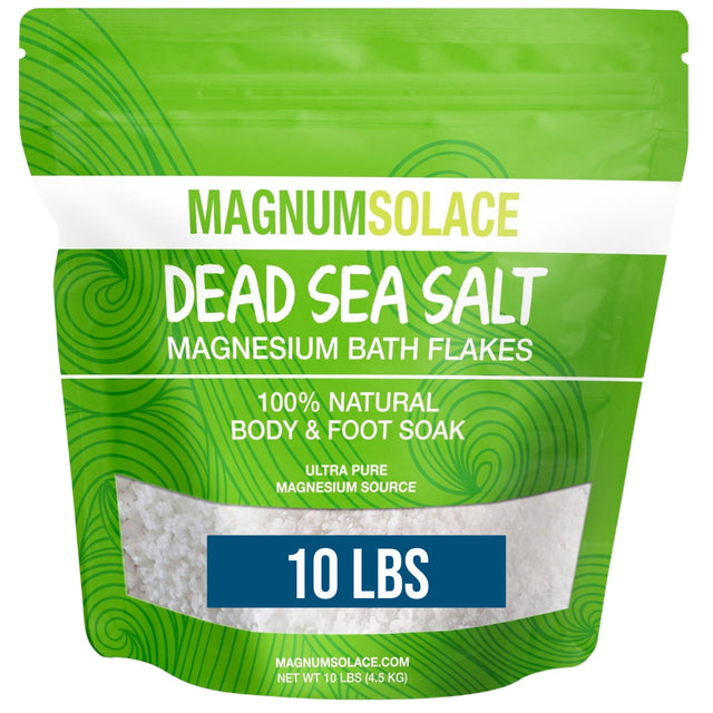 Magnesium Flakes for Bath | 10 LB Magnesium Chloride Flakes | Foot Soak | by Magnumsolace