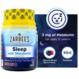 Zarbee'S Sleep 3Mg Melatonin Gummies, Natural Mixed Fruit Flavor, 60Ct