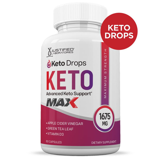 (10 Pack) Keto Drops Keto ACV MAX Pills 1675Mg Alternative to Gummies Dietary Supplement 600 Capsules