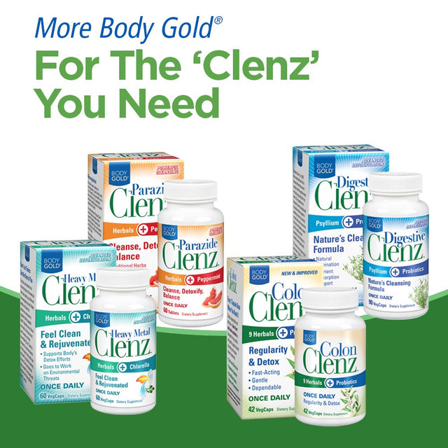 Body Gold Liver Clenz with Milk Thistle & Turmeric | Healthy Liver Detox Support | Vegetarian | 30 Servings, 60 Vegcaps