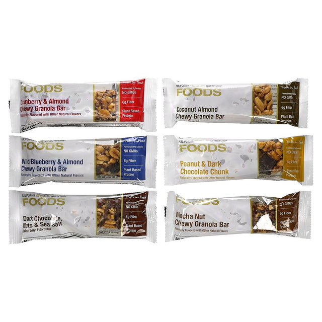 Maple, Nuts, Sea Salt, Variety Pack Snack Bars, Simple Ingredients, 7 G Plant-Based Protein, 6 G Fiber, No Artificial Colors, Flavors, Sweeteners, Preservatives, 1.4 Oz (40 G) Each, 12 Bars