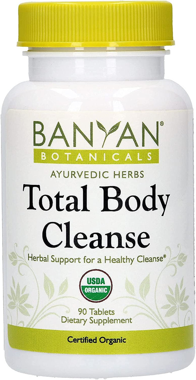 Banyan Botanicals Total Body Cleanse – Organic Detox Supplement with Amla & Manjistha – Supports Ayurvedic Cleanses, Detoxification, & Liver Function* – 90 Tablets – Non GMO Sustainably Sourced Vegan