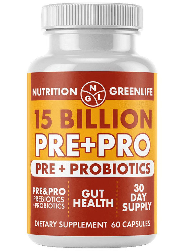 NGL Probiotics with Prebiotic Dietary Fiber | Stable Probiotic Supplement for Men and Women Best Daily Probiotic