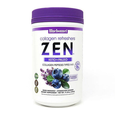 Bluebonnet Nutrition Collagen Refreshers Zen - Blueberry Lavender 11.29 Oz Pwdr