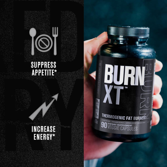 Jacked Factory Burn XT Thermogenic Fat Burner - Weight Loss Supplement, Appetite Suppressant, Nootropic Energy Booster | Teacrine, Acetyl L-Carnitine, Green Tea Extract, Capsimax - 90 Veg Diet Pills