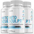 (3 Pack) Mito Sculpt - Keto Weight Loss Formula - Energy & Focus Boosting Dietary Supplements for Weight Management & Metabolism - Advanced Fat Burn Raspberry Ketones Pills - 180 Capsules