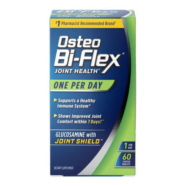 Osteo Bi-Flex One per Day, Glucosamine Joint Health Supplement with Vitamin D, Coated Tablets, 60 Count