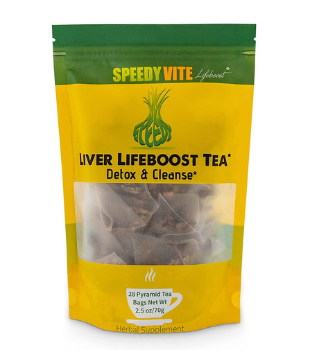 Liver Detox Tea by Speedyvite | Organic | Cleanses, Supports Liver, Gallbladder Health with Dandelion Root, Dandelion Leaf, Fennel, PAU D' Arco Bark, Sassafras, Ginger