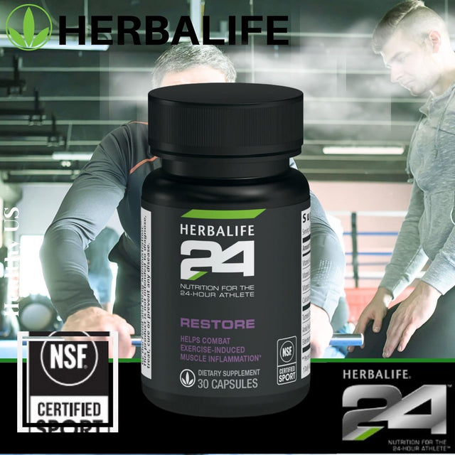 Herbalife 24 - Restore - Nutrition for the 24-Hour Athlete (Restore) 30 Capsules