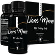 Advanced Bionetix Organic Lions Mane Supplement 120 Capsules. Brain Support Nootropic Immune System Support Mushroom Supplement. 10X Extract Similar to 18,000Mg, Contains Patent Pending Litropane™