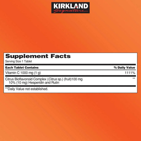 Kirkland Signature Vitamin C 1000 Mg., 500 Tablets