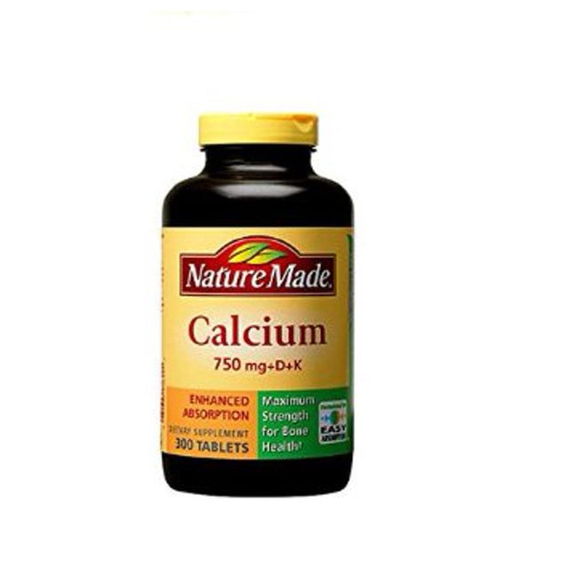 Nature Made Calcium 750 Mg + D + K 300 Tablets