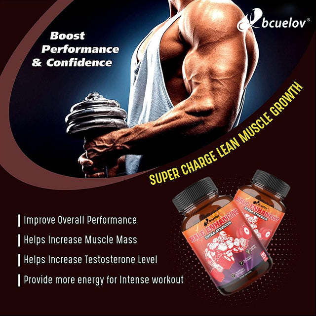 Bcuelov Steroid Anabolic Pills Bulking Testosterone Booster Muscle Growth New