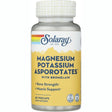 Solaray Magnesium & Potassium Asporotates W/ Bromelain, Healthy Electrolyte, Bone & Muscle Support, 30 Serv, 60 Vegcaps