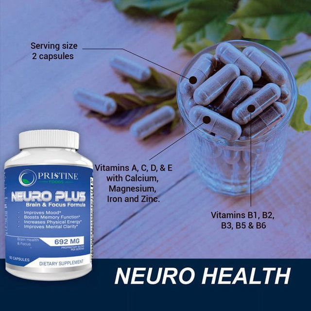 The Ultimate Brain-Boosting Supplement for Enhanced Performance and Mental Clarity, Doctor Recommended. - 60 Capsules