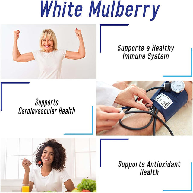 We like Vitamins White Mulberry Supplement Blood Sugar Support Appetite Suppressant 200 Capsules