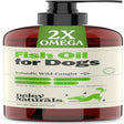 Deley Naturals Wild Fish Oil Liquid Food Supplement for Dogs - Supports Skin, Immune System, 16Oz