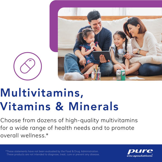 Pure Encapsulations Ultranutrient | Multivitamin Supplement to Support Liver, Cardiovascular Health, and Antioxidants* | 180 Capsules