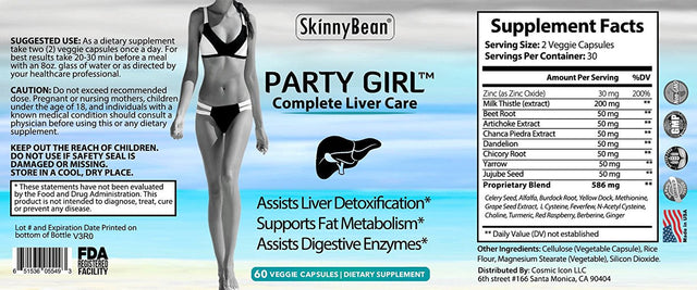 Skinny Bean Liver Cleanse Pills Detox Formula