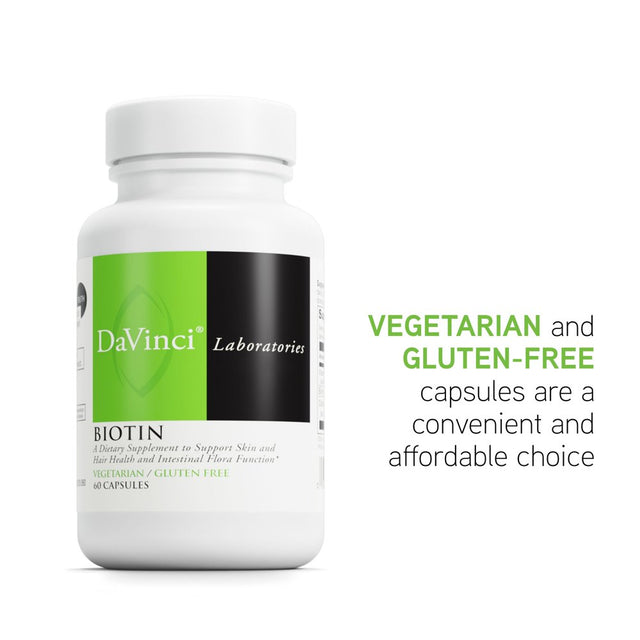 Biotin, 60 Capsules, Davinci Laboratories of Vermont