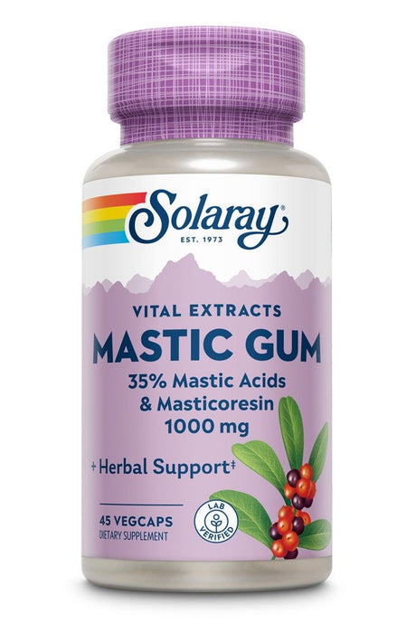 Solaray Mastic Gum Extract -- 1000 Mg - 45 Vegcaps