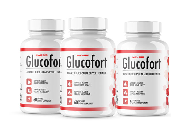 Glucofort Blood Sugar Support Capsules - Advanced Formula 60 Capsule (Pack of 3)