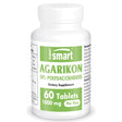 Supersmart - Agarikon Mushroom Supplement 1000 Mg per Day (50% Polysaccharides) | Non-Gmo & Gluten Free - 60 Tablets