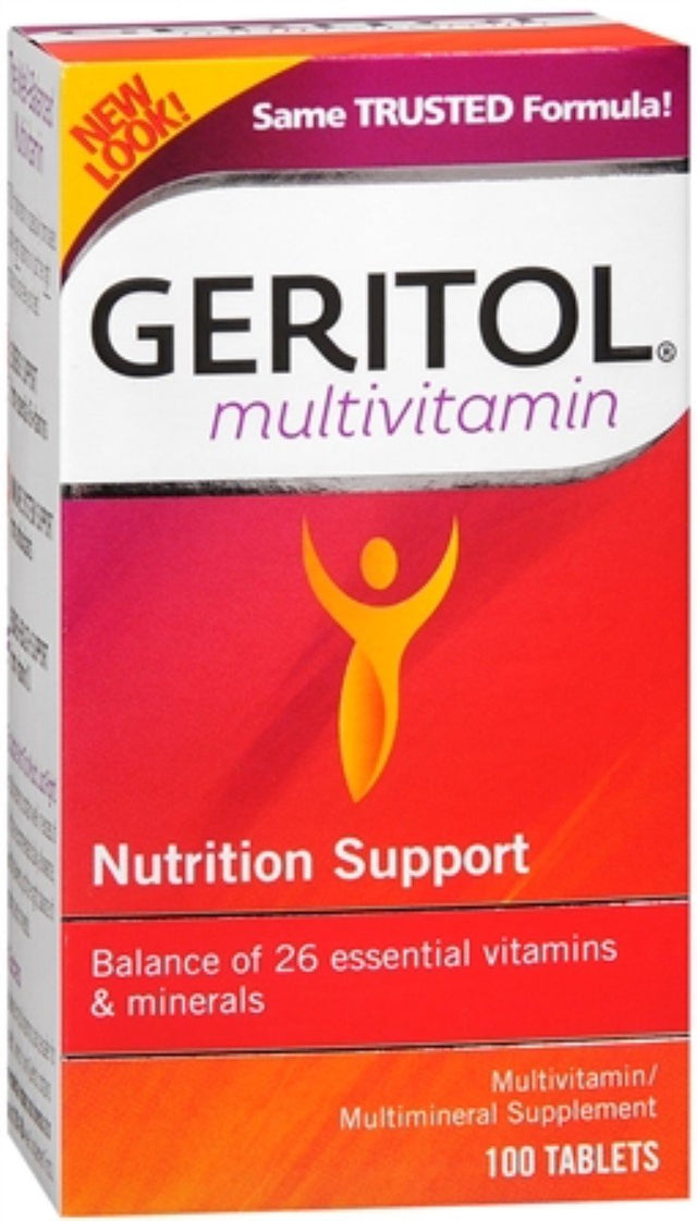 Geritol Complete Tablets 100 Tablets (Pack of 4)