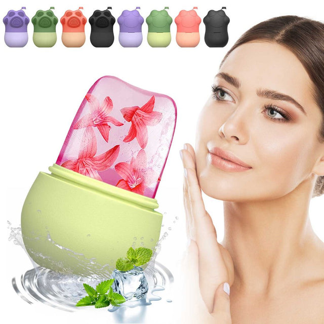 NKOOGH Truly Beauty Products Ice Face Roller Ice Roller for Face Eye Beauty Facial Ice Rollers Ice Holder Face Puffiness Massage Skin Care Tools for Brighten Lubricate Shrink Pores Fine Line