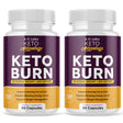 (2 Pack) Keto Advantage Keto Burn Pills Advanced Ketogenic Supplement Includes Exogenous Ketones Premium Ketosis Support for Men Women 120 Capsules