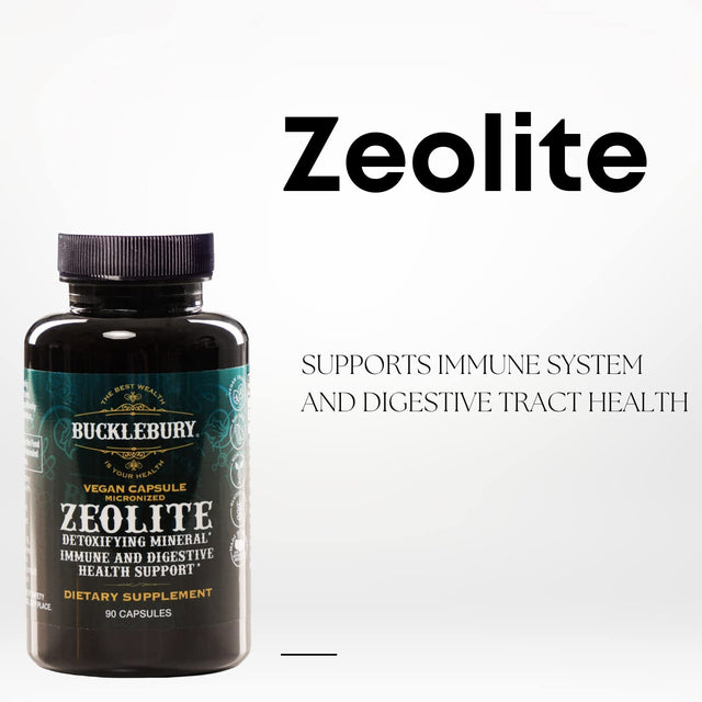 Zeolite Micronized Smart Mineral Capsules - Supports Detox, Immune & Digestive Tract Health - 90 Vegan Capsules