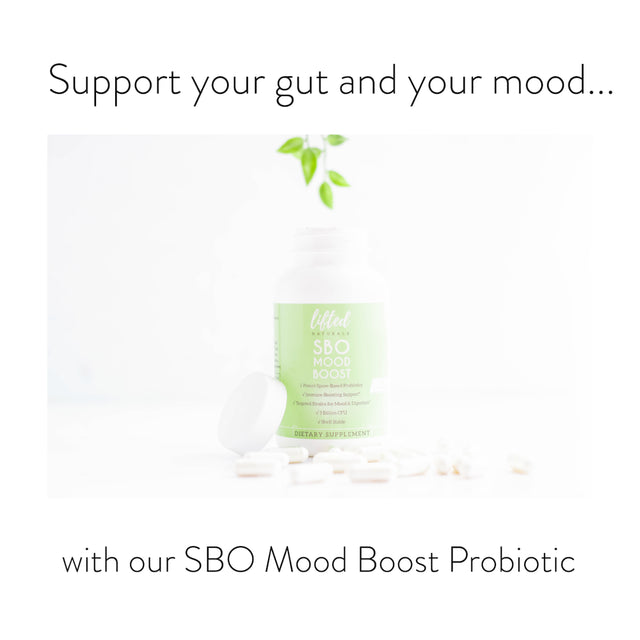 Lifted Naturals, SBO Mood Boost, Spore Based Probiotics, 60 Day Supply