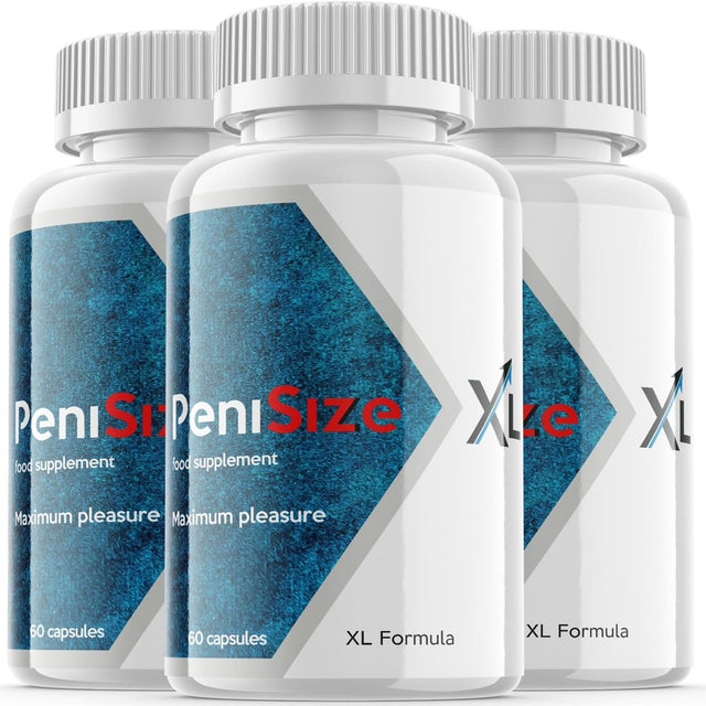 (3 Pack) Penisize XL - Dietary Supplement - 180 Capsules