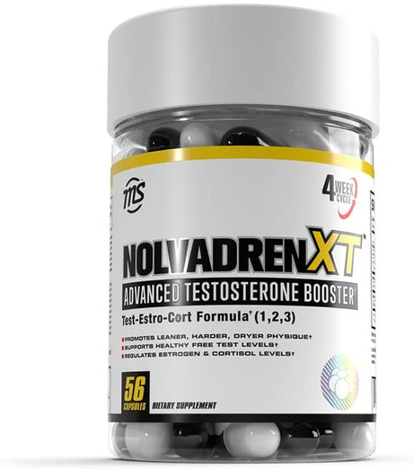 MAN Sports Nolvadren XT Advanced Testosterone Booster for Men - Muscle Builder Supplements for Men - Naturally Supports Free Testosterone Levels - 56 Capsules