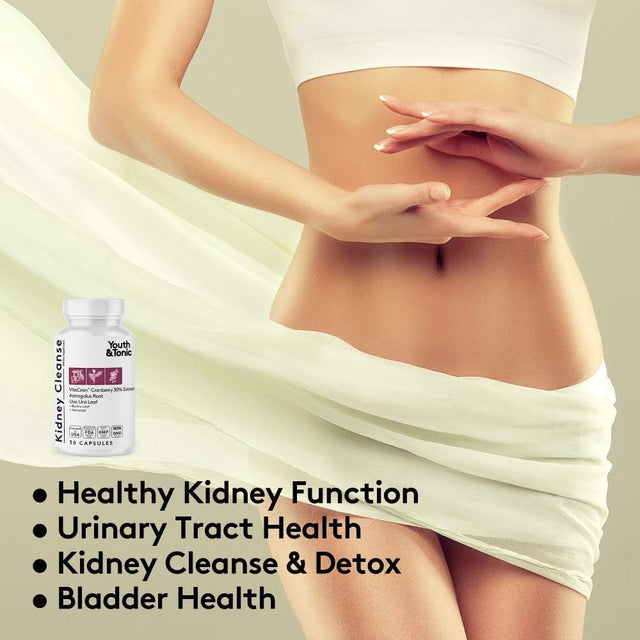 Youth & Tonic Kidney Cleanse & ACV Detox Pills