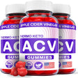 (3 Pack) Thermo Keto ACV Gummies - Supplement for Weight Loss - Energy & Focus Boosting Dietary Supplements for Weight Management & Metabolism - Fat Burn - 180 Gummies