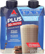 Atkins, plus Protein & Fiber High Protein Shake, Creamy Milk Chocolate, 4 - 11 Ounce Bottles( 44 Fl Ounces )