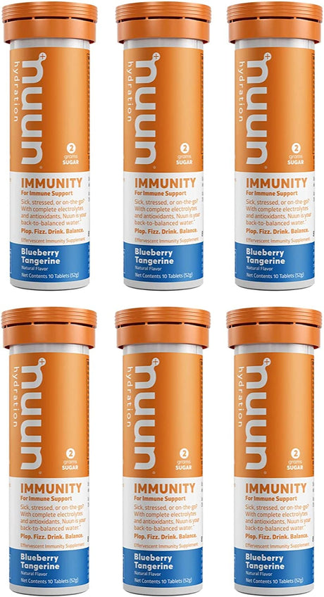 Nuun Immunity: Blueberry Tangerine Enhanced Hydration Tablets(2-Pack of 10 Tabs)10