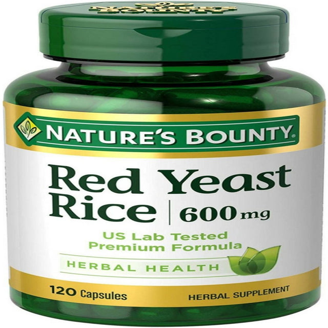 Nature'S Bounty Red Yeast Rice 600Mg 120 Capsules