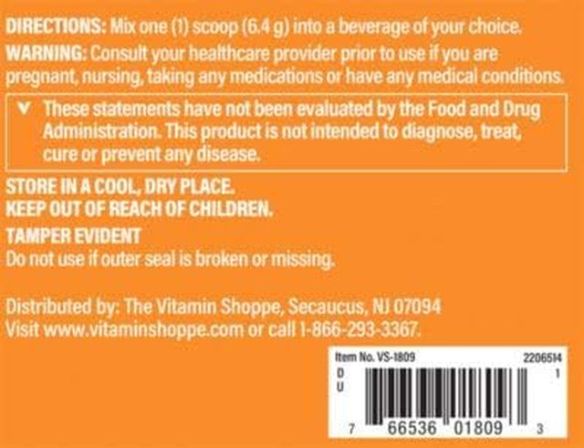 The Vitamin Shoppe L-Arginine Hcl Amino Acid Powder - Nitric Oxide Booster & Supports Cardiovascular Health - Unflavored (50 Servings)