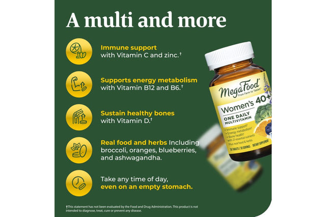 Megafood Women'S 40+ One Daily Multivitamin 60 Tabs