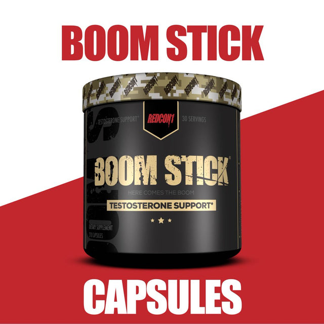 Redcon1 Boomstick, Testosterone Support, Capsules, 30 Servings