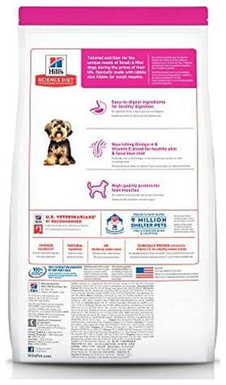 Hill'S Science Diet Dry Dog Food, Adult, Small Paws for Small Breed Dogs, Chicken Meal & Rice, 4.5 Lb. Bag