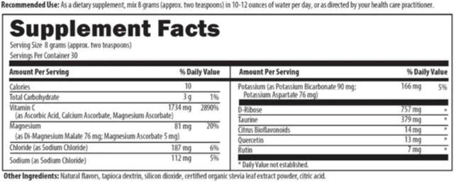 Lemon-Orange Electrolyte Replacement Supplement Powder with Stevia for Hydration - Proglow Electrify (30 Servings)