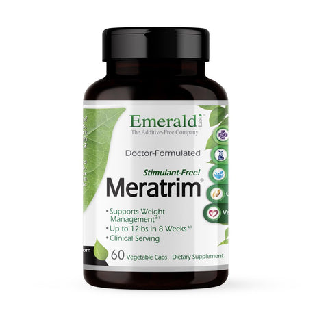 Emerald Labs Meratrim 800 Mg - Supports Healthy Weight Loss, Metabolism Support, Appetite Suppression Support, Anti-Inflammatory, Nitric Oxide Boost - 60 Vegtable Capsules