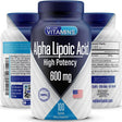 We like Vitamins Alpha Lipoic Acid 600Mg Capsules Antioxidant ALA Supplement, 100 Count